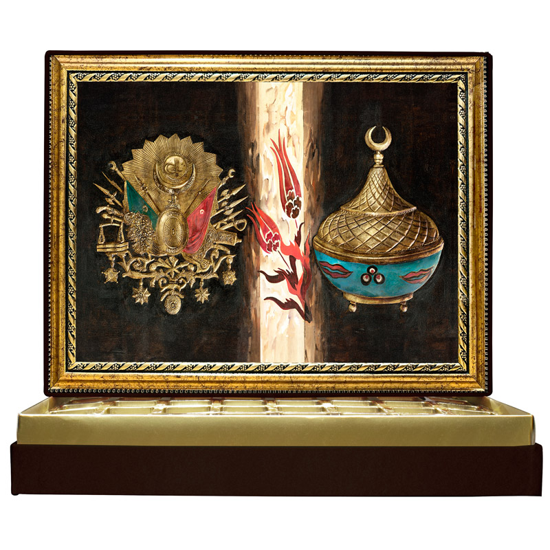 Osmanlı Arması ve Şekerlik Çikolata Kutusu